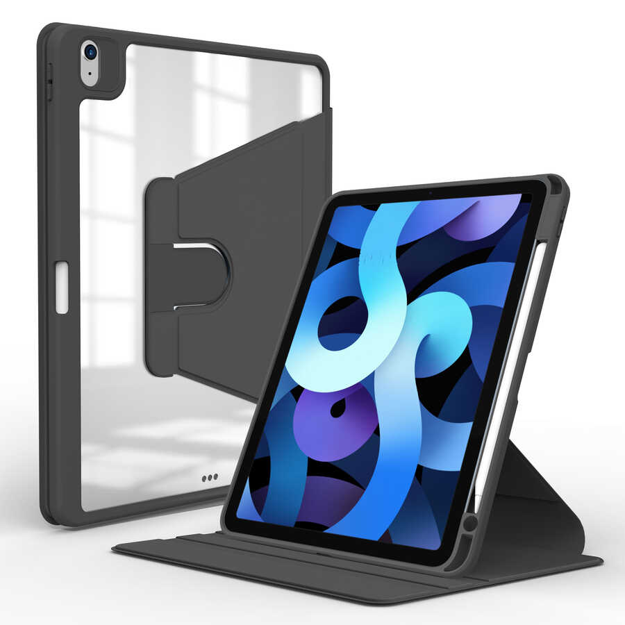 Apple iPad Air 11 2025 M3 Uyumlu Kılıf Zore Nayn Dönebilen Standlı Kılıf