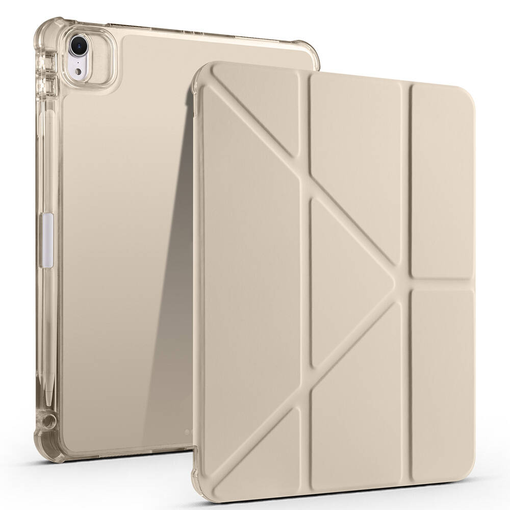 Apple iPad Air 11 2025 M3 Uyumlu Kılıf Zore Tri Folding Kalem Bölmeli Standlı Kılıf