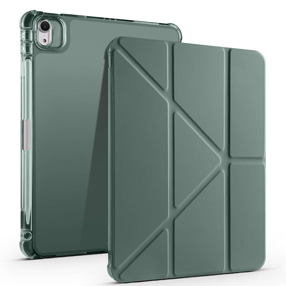 Apple iPad Air 11 2025 M3 Uyumlu Kılıf Zore Tri Folding Kalem Bölmeli Standlı Kılıf
