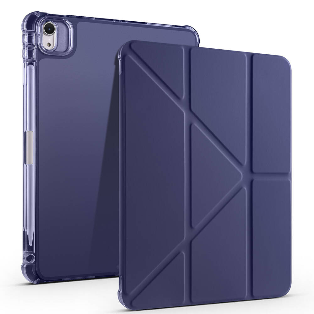 Apple iPad Air 11 2025 M3 Uyumlu Kılıf Zore Tri Folding Kalem Bölmeli Standlı Kılıf