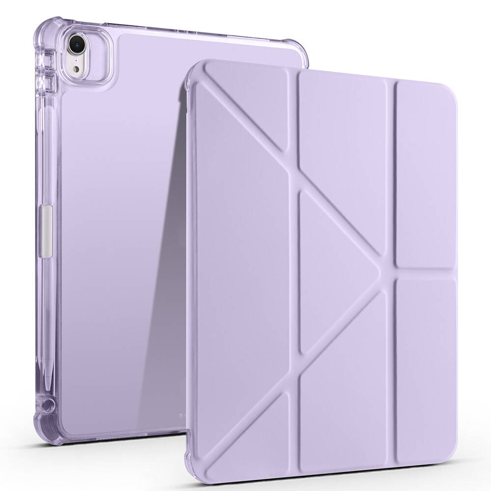 Apple iPad Air 11 2025 M3 Uyumlu Kılıf Zore Tri Folding Kalem Bölmeli Standlı Kılıf