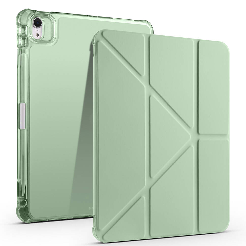 Apple iPad Air 11 2025 M3 Uyumlu Kılıf Zore Tri Folding Kalem Bölmeli Standlı Kılıf