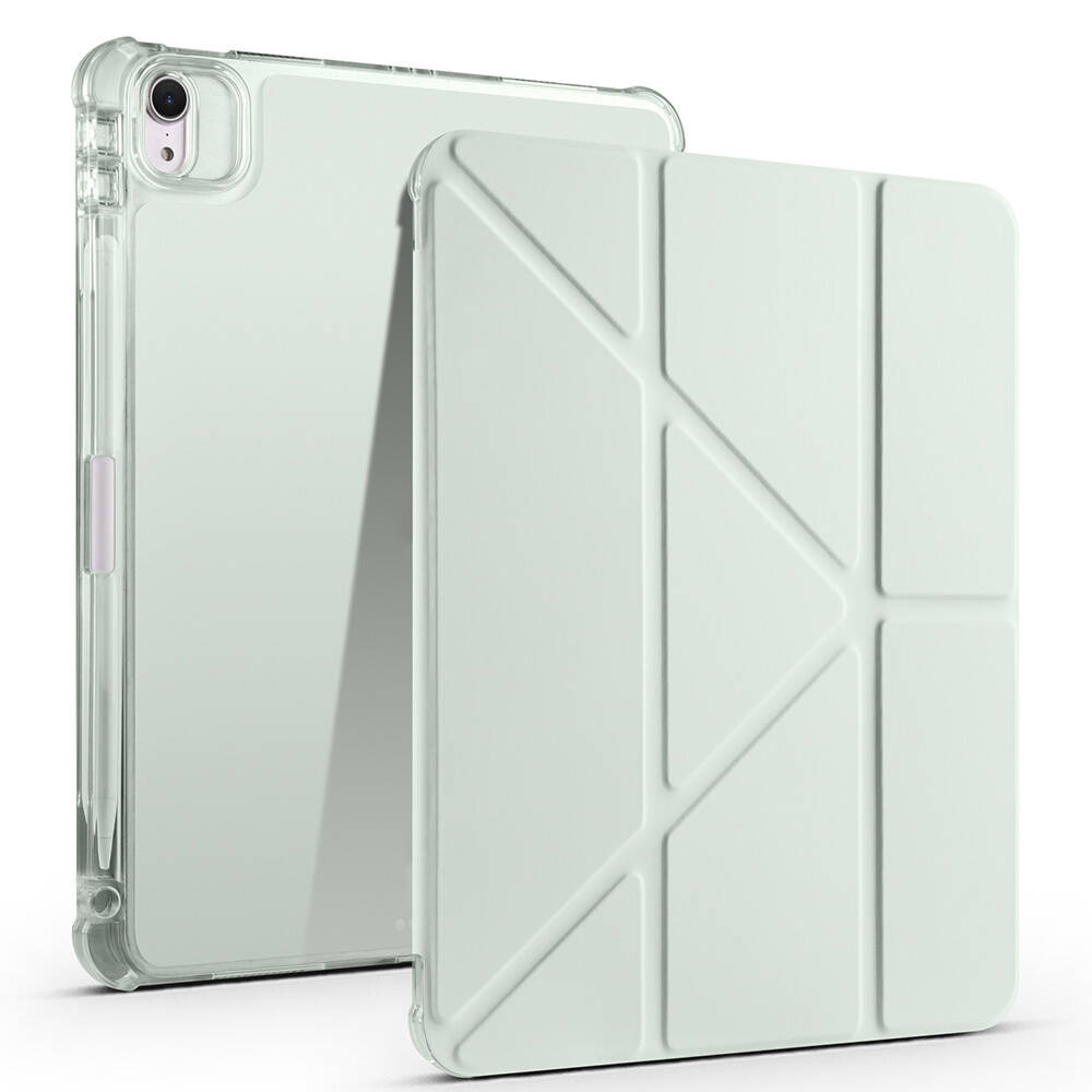 Apple iPad Air 11 2025 M3 Uyumlu Kılıf Zore Tri Folding Kalem Bölmeli Standlı Kılıf