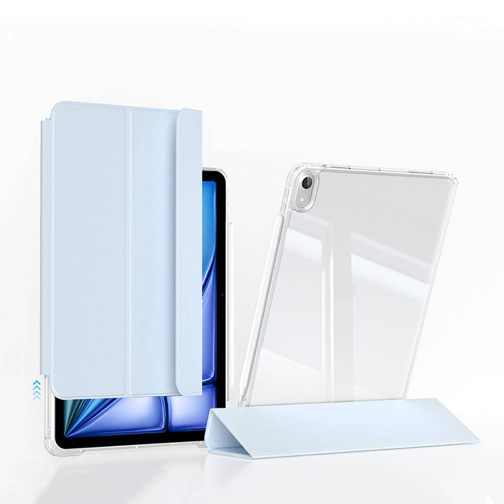 Apple iPad Air 11 2025 M3 Uyumlu Kılıf Magnetik Ayrılabilen Airbagli Zore Sliding Tablet Kılıfı