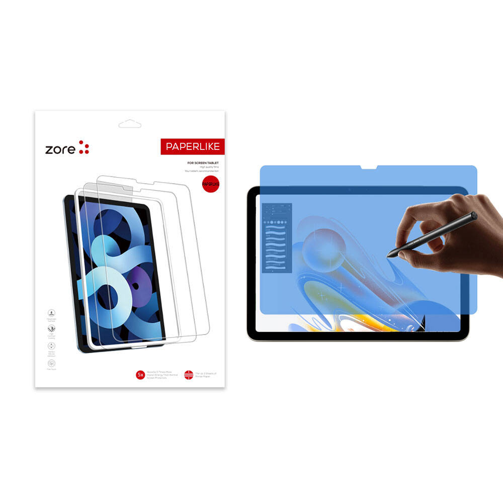 [RNZ-TA117067] Apple iPad Air 13 2025 M3 Uyumlu Zore Paper-Like Ekran Koruyucu