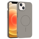 Apple iPhone 14 Uyumlu Kılıf M-safe Şarj Özellikli Zore Ruby Sert Kapak