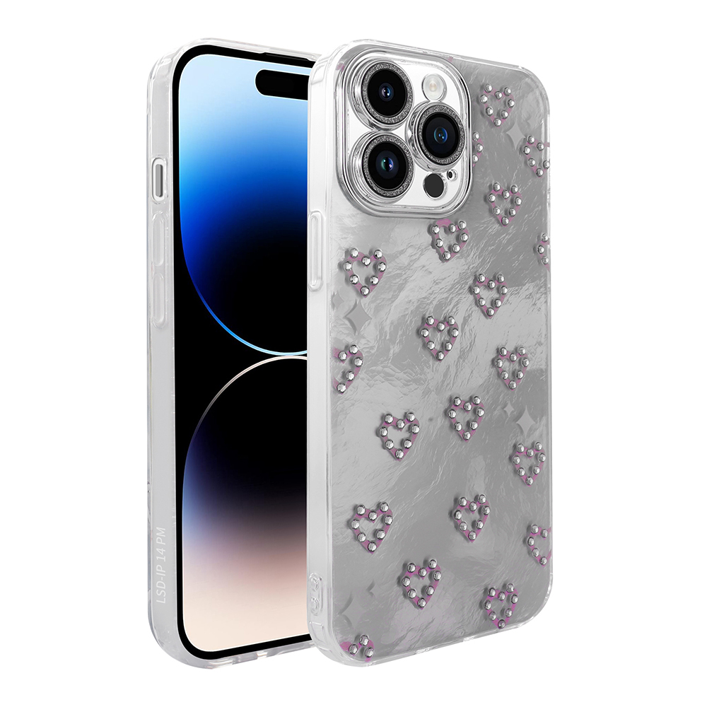 [RNZ-TA117336] Apple iPhone 14 Pro Max Uyumlu Kılıf Kamera Korumalı Figürlü Zore Ponti Silikon Kapak (Beyaz)