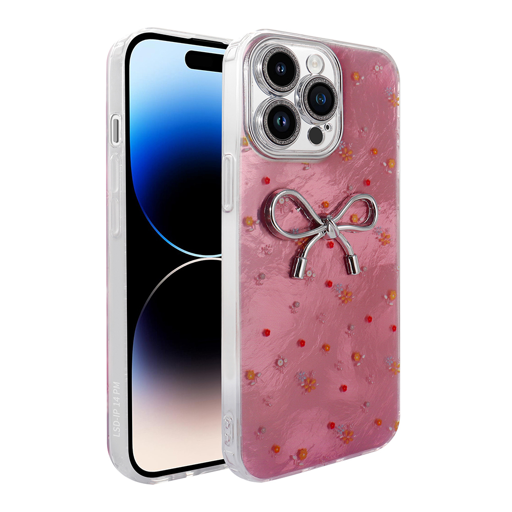 Apple iPhone 14 Pro Max Uyumlu Kılıf Kamera Korumalı Figürlü Zore Ponti Silikon Kapak
