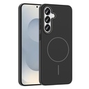 Samsung Galaxy S25 Uyumlu Kılıf M-safe Şarj Özellikli Zore Ruby Sert Kapak