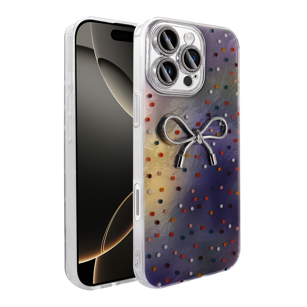 Apple iPhone 16 Pro Max Uyumlu Kılıf Kamera Korumalı Figürlü Zore Ponti Silikon Kapak