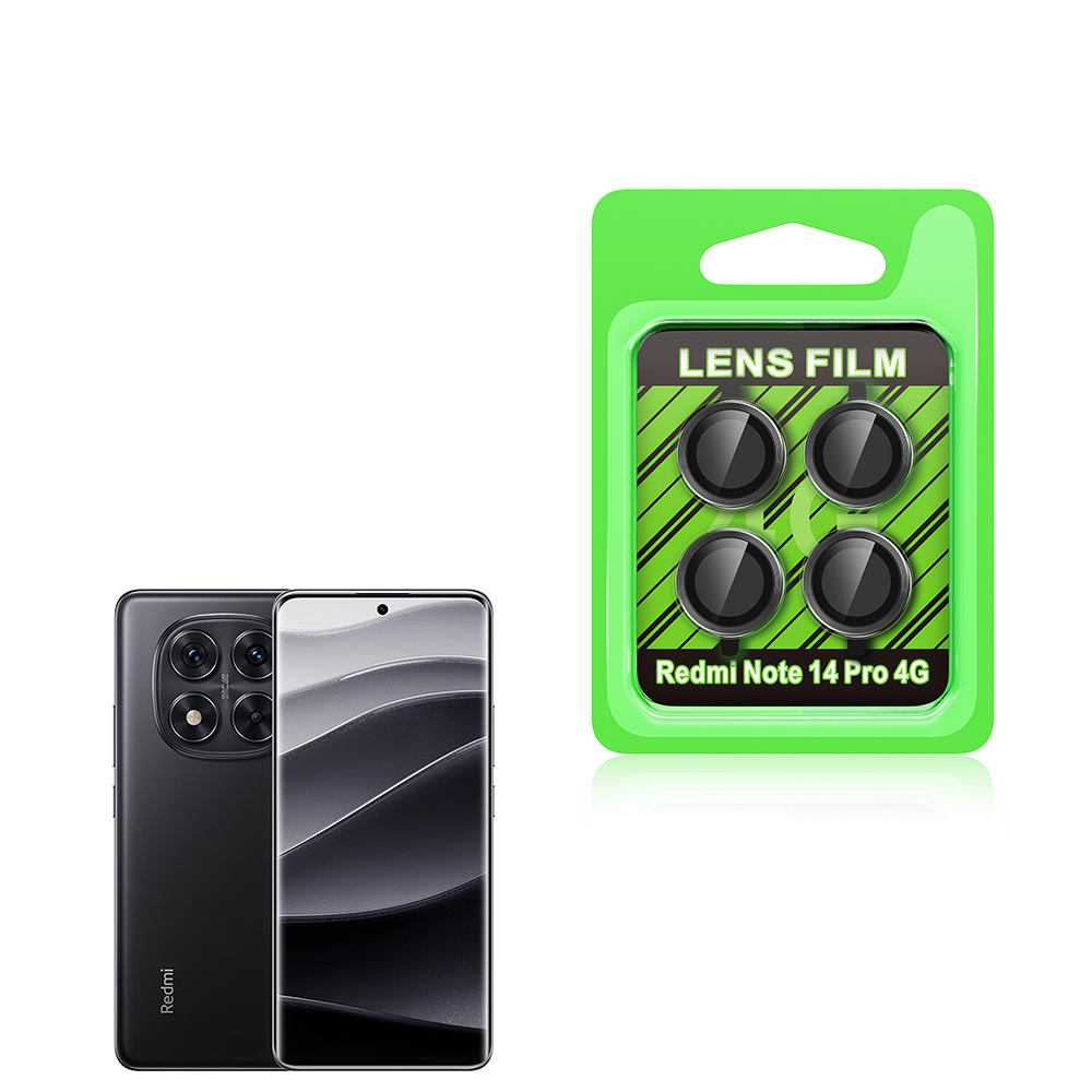 Xiaomi Redmi Note 14 Pro 4G Uyumlu Zore CL-07 Kamera Lens Koruyucu