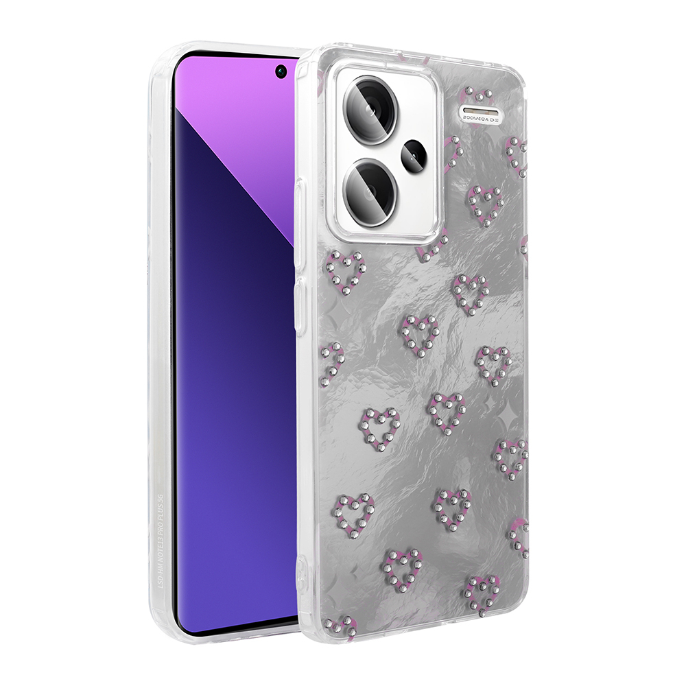 [RNZ-TA117220] Xiaomi Redmi Note 13 Pro Plus 5G Uyumlu Kılıf Kamera Korumalı Figürlü Zore Ponti Silikon Kapak (Beyaz)