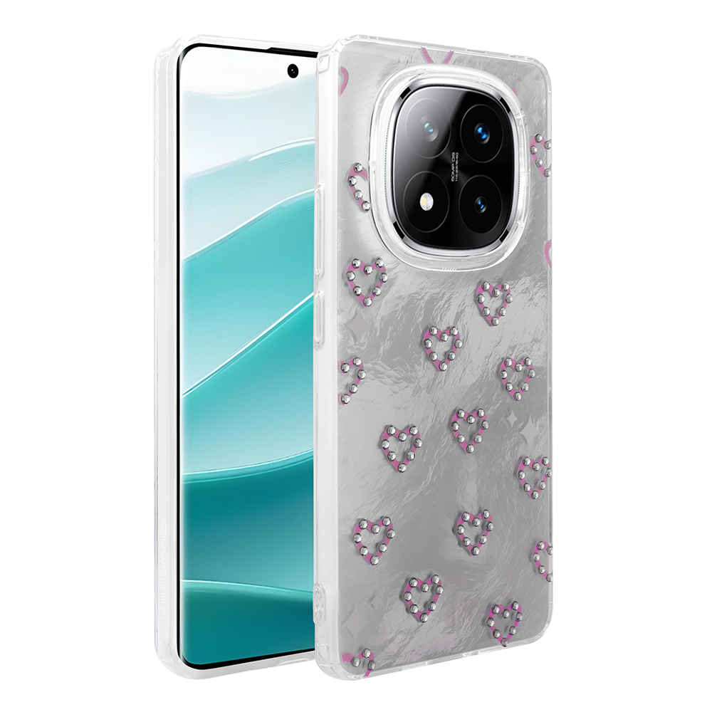 [RNZ-TA117252] Xiaomi Poco X7 Uyumlu Kılıf Kamera Korumalı Figürlü Zore Ponti Silikon Kapak (Beyaz)