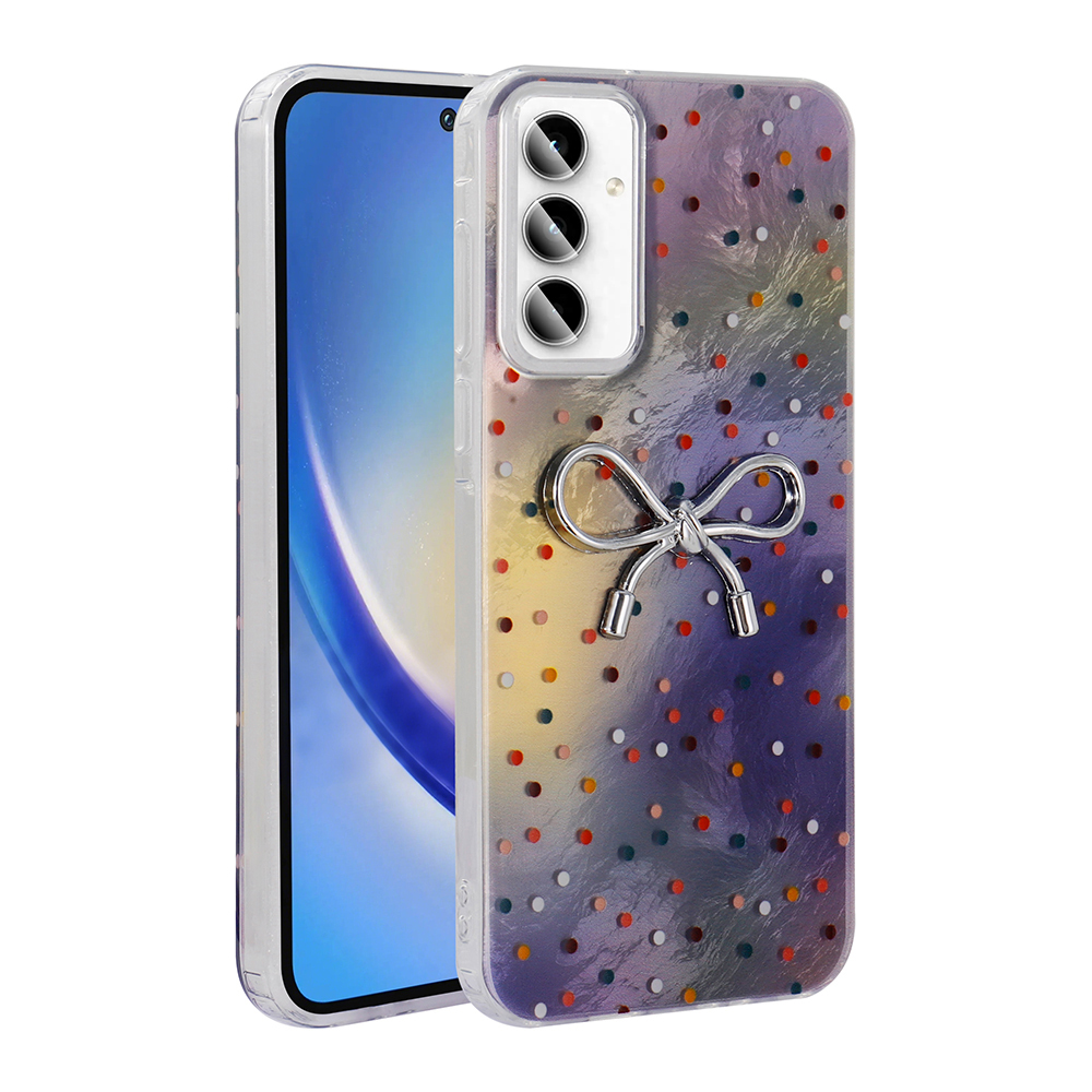 Samsung Galaxy A55 Uyumlu Kılıf Kamera Korumalı Figürlü Zore Ponti Silikon Kapak