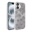 Apple iPhone 16 Uyumlu Kılıf Kamera Korumalı Figürlü Zore Ponti Silikon Kapak