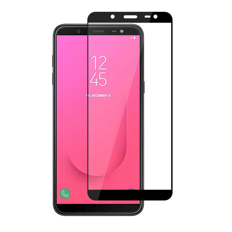 [RNZ-TA12980] Samsung Galaxy J8 Uyumlu Zore Kenarları Kırılmaya Dayanıklı Cam Ekran Koruyucu