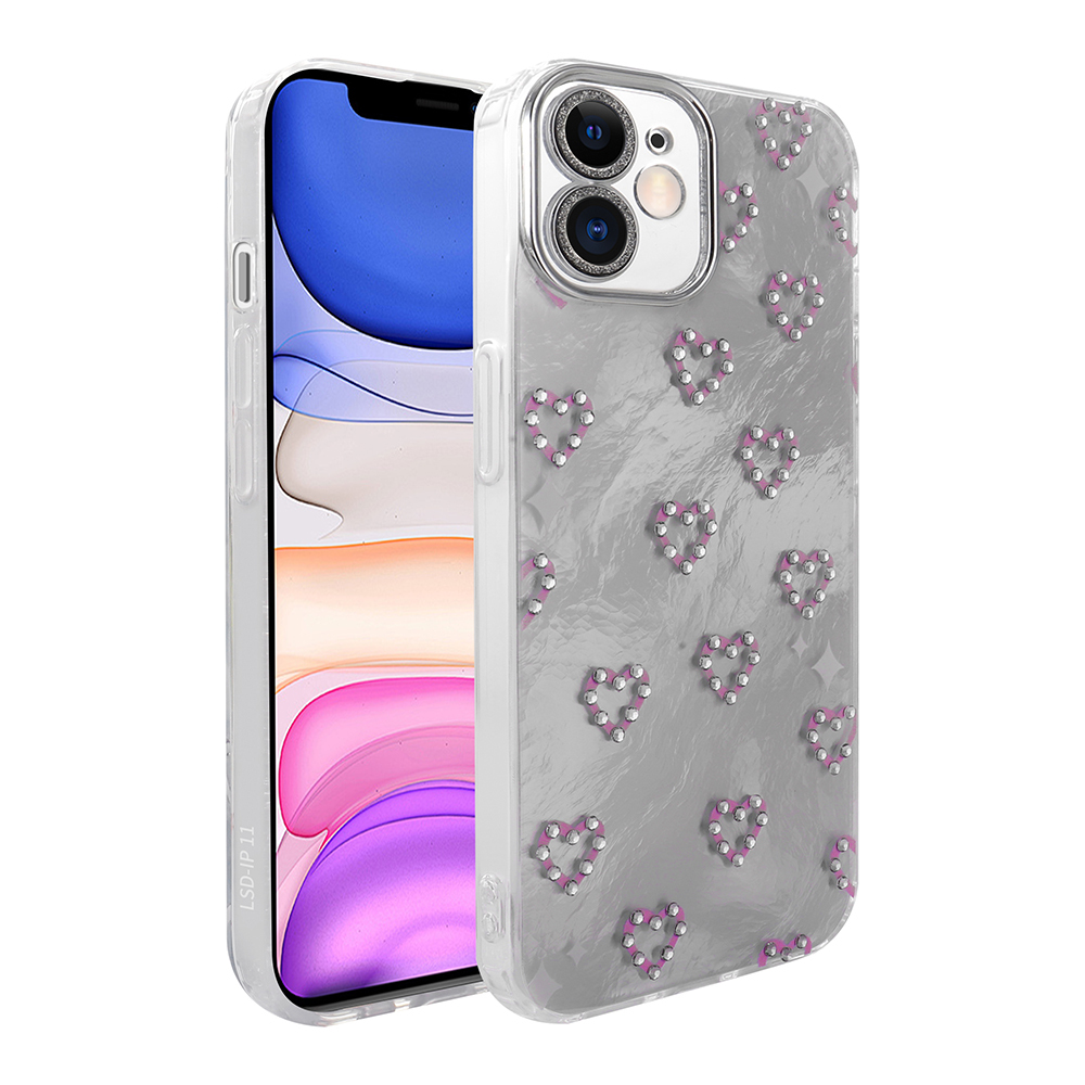 [RNZ-TA117324] Apple iPhone 11 Uyumlu Kılıf Kamera Korumalı Figürlü Zore Ponti Silikon Kapak (Beyaz)
