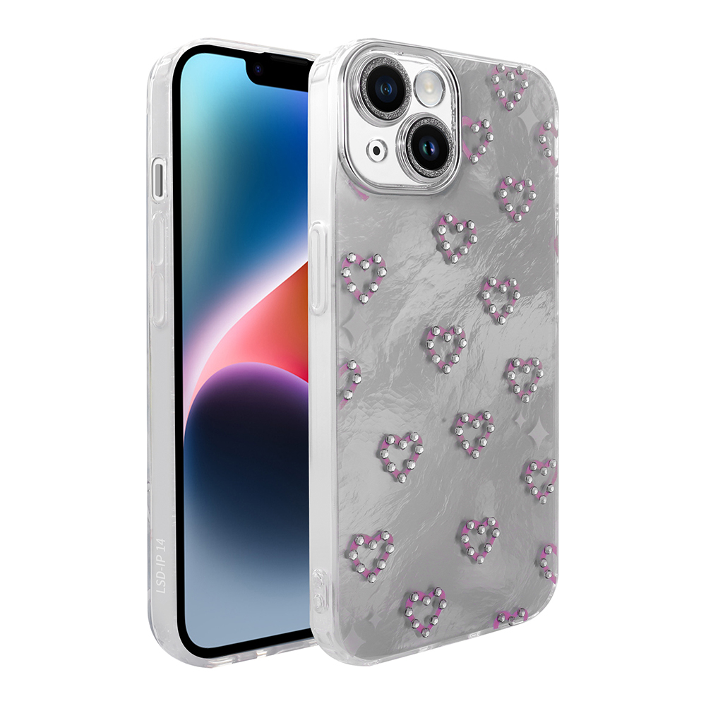 [RNZ-TA117332] Apple iPhone 14 Uyumlu Kılıf Kamera Korumalı Figürlü Zore Ponti Silikon Kapak (Beyaz)