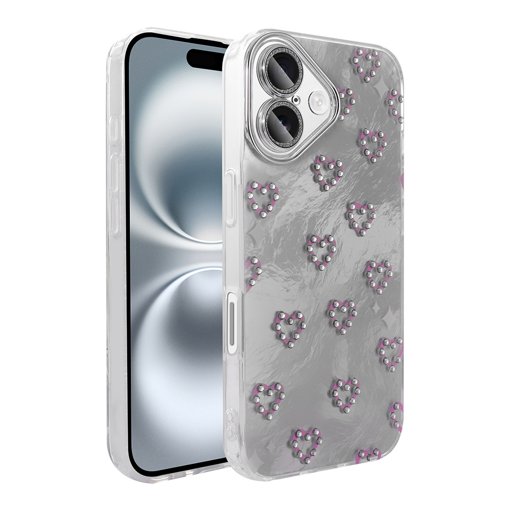 [RNZ-TA117356] Apple iPhone 16 Plus Uyumlu Kılıf Kamera Korumalı Figürlü Zore Ponti Silikon Kapak (Beyaz)