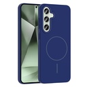 Samsung Galaxy S24 FE Uyumlu Kılıf M-safe Şarj Özellikli Zore Ruby Sert Kapak