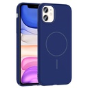 Apple iPhone 11 Uyumlu Kılıf M-safe Şarj Özellikli Zore Ruby Sert Kapak