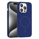 Apple iPhone 15 Pro Max Uyumlu Kılıf M-safe Şarj Özellikli Zore Ruby Sert Kapak