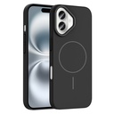 Apple iPhone 16 Uyumlu Kılıf M-safe Şarj Özellikli Zore Ruby Sert Kapak