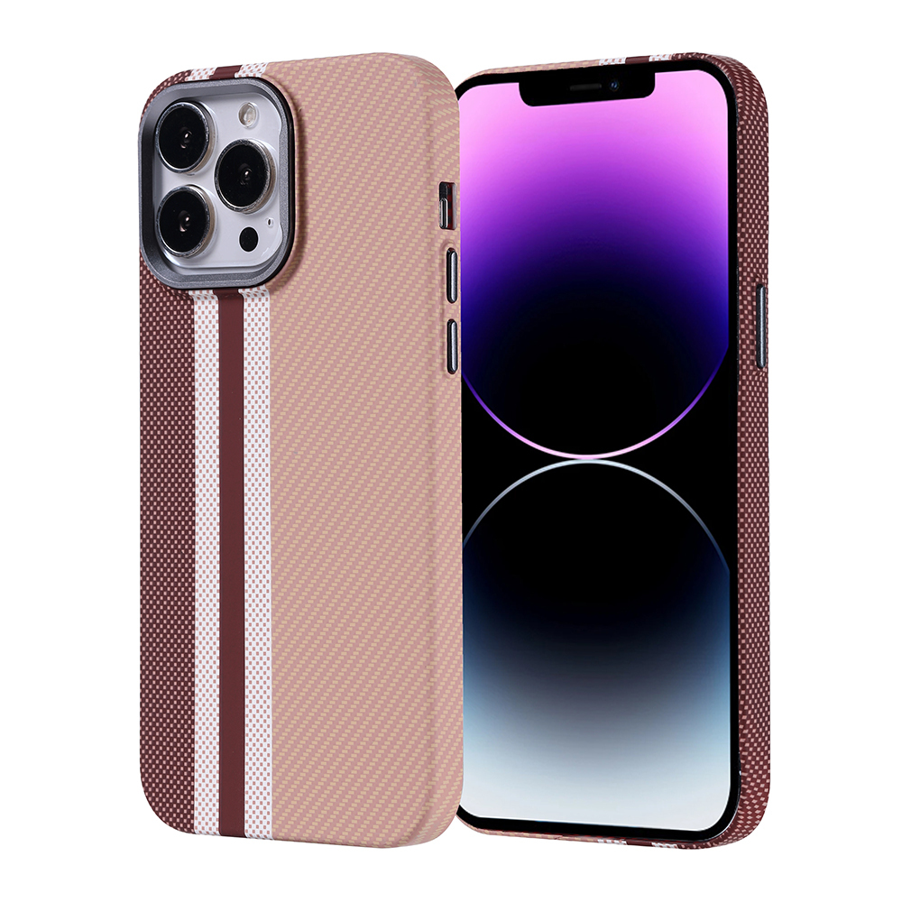 Apple iPhone 14 Pro Max Uyumlu Kılıf M-safe Şarj Özellikli Karbon Fiber Görünümlü Zore Nekst Kapak