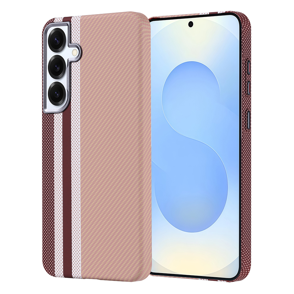 Samsung Galaxy S25 Plus Uyumlu Kılıf M-safe Şarj Özellikli Karbon Fiber Görünümlü Zore Nekst Kapak