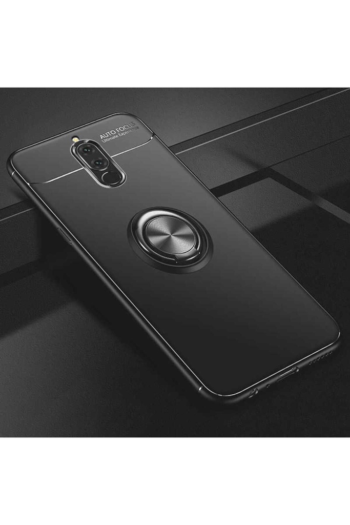[RNZ-TA13184] Huawei Mate 10 Lite Uyumlu Kılıf Zore Ravel Silikon Kapak (Siyah)