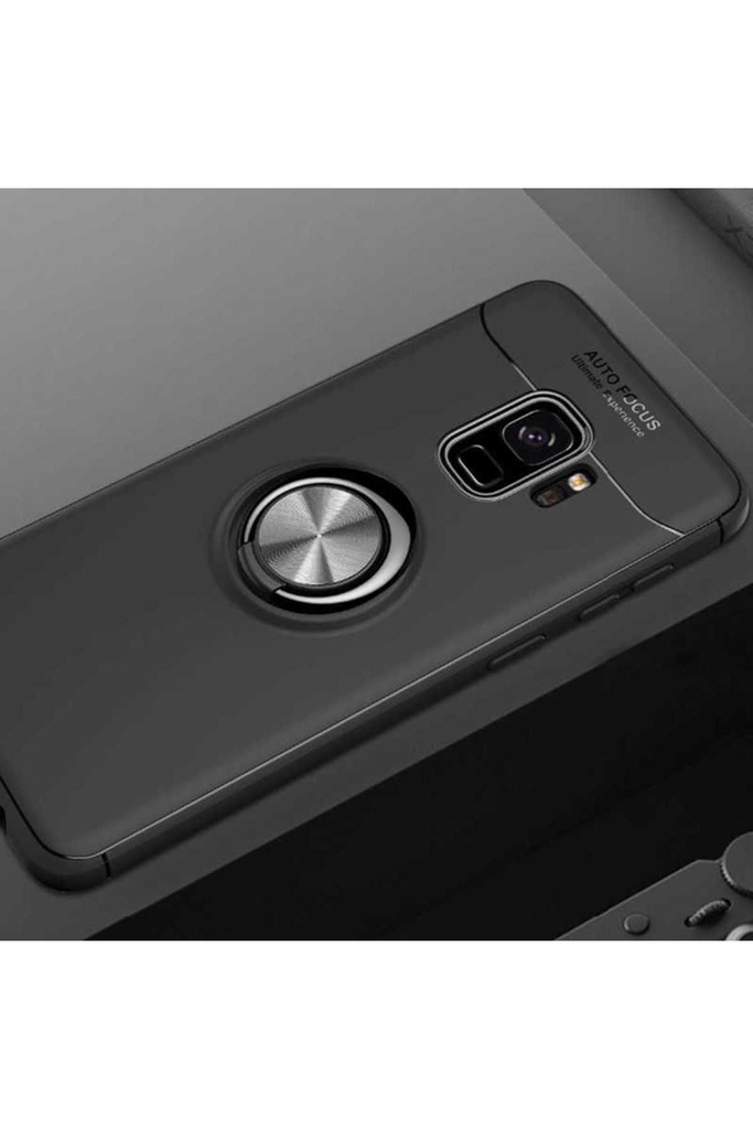 [RNZ-TA13190] Samsung Galaxy S9 Uyumlu Kılıf Zore Ravel Silikon Kapak (Siyah)