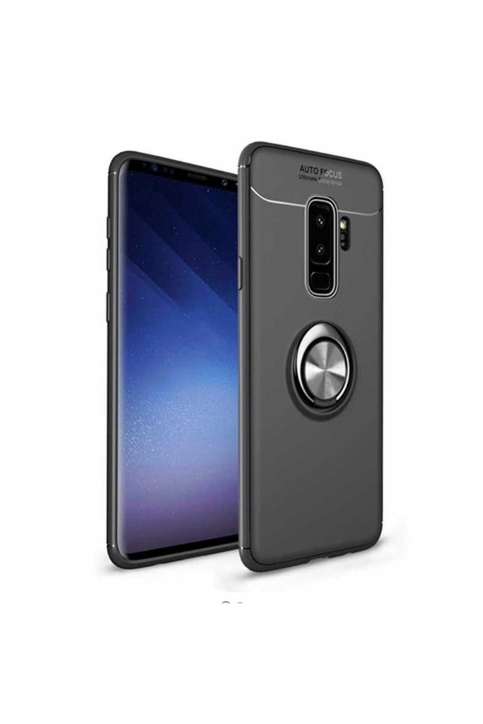 [RNZ-TA13196] Samsung Galaxy S9 Plus Uyumlu Kılıf Zore Ravel Silikon Kapak (Siyah)