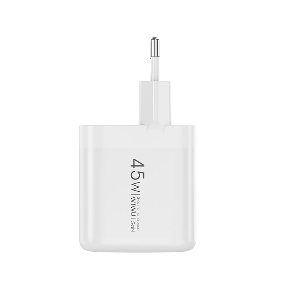 [RNZ-TA115701] Wiwu Wi-U035 GaN Tech PD Hızlı Şarj Özellikli QC 3.0 Şarj Başlığı 45W