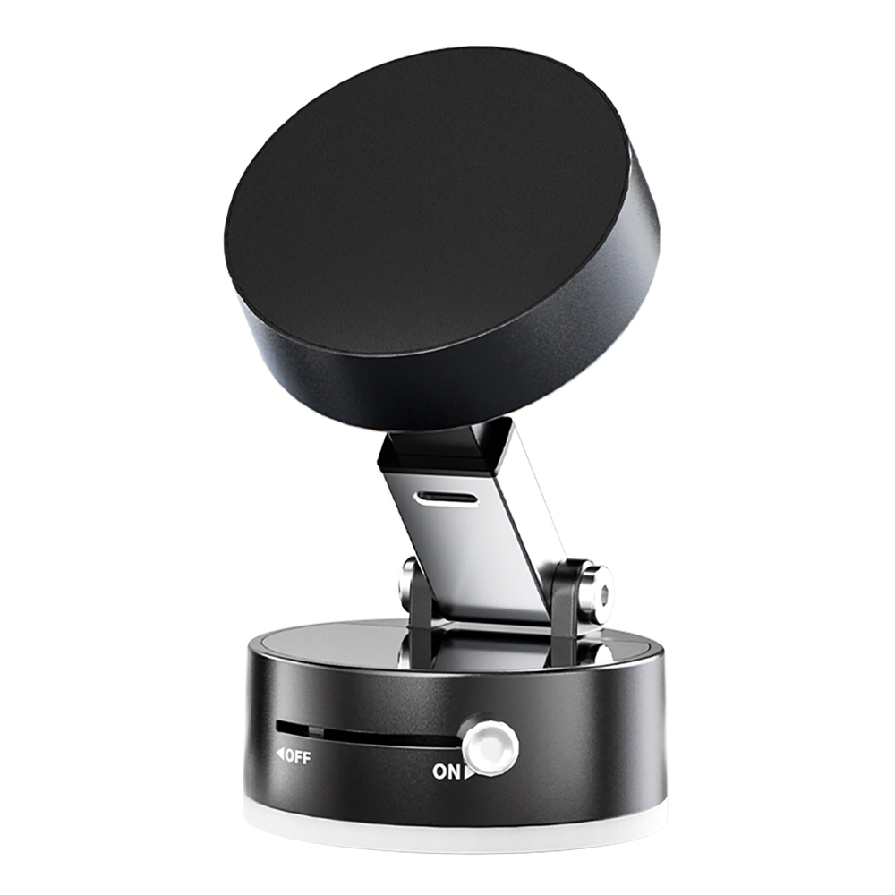 [RNZ-TA116824] Zore A2 Vakum Özellikli 360 Derece Dönebilen Magnetik Telefon Tutucu (Siyah)