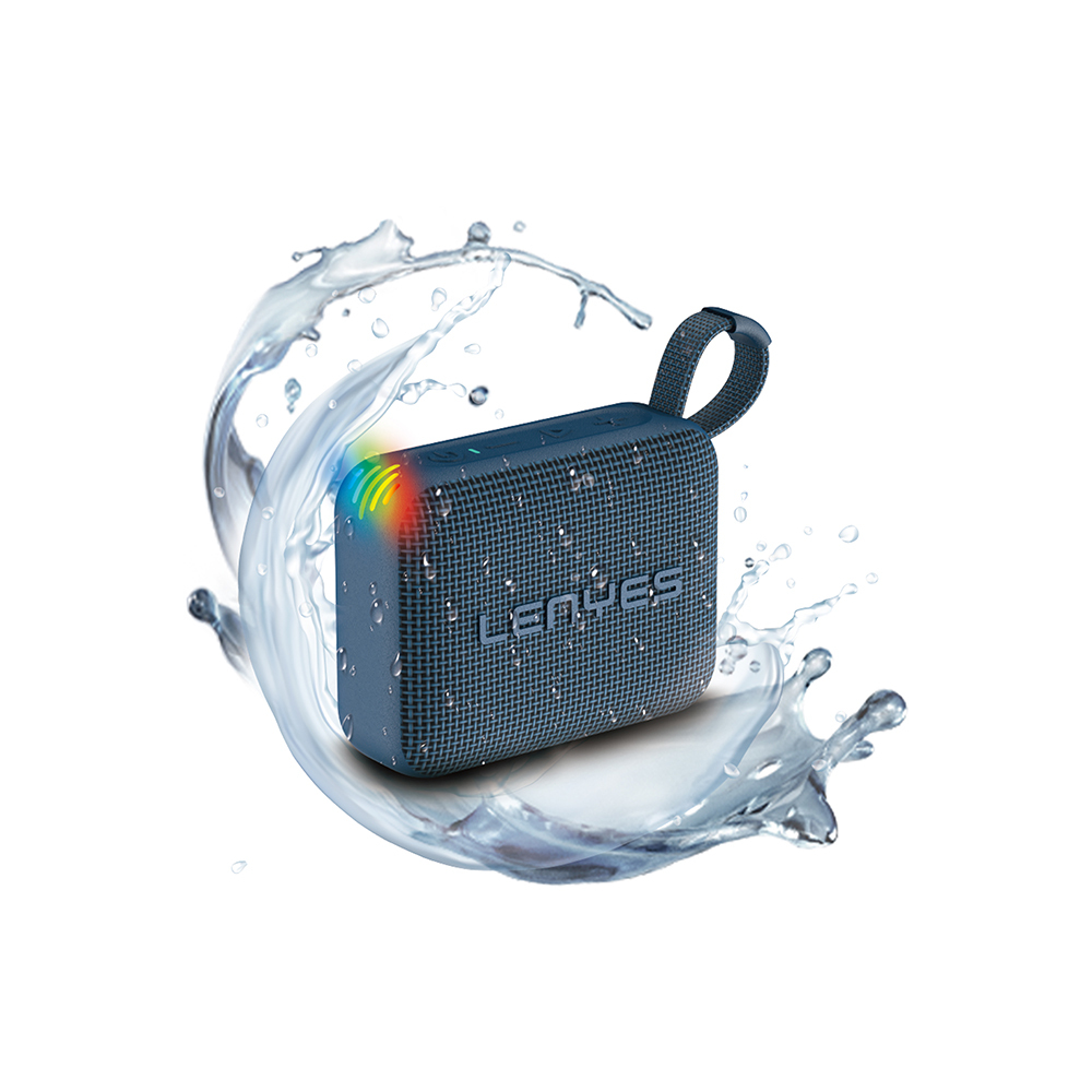 Lenyes S216 Su Geçirmez Özellikli RGB Işıklı Askılı Mini Bluetooth Speaker Hoparlör v5.3