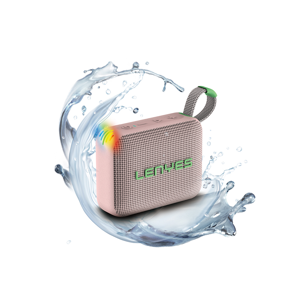 Lenyes S216 Su Geçirmez Özellikli RGB Işıklı Askılı Mini Bluetooth Speaker Hoparlör v5.3