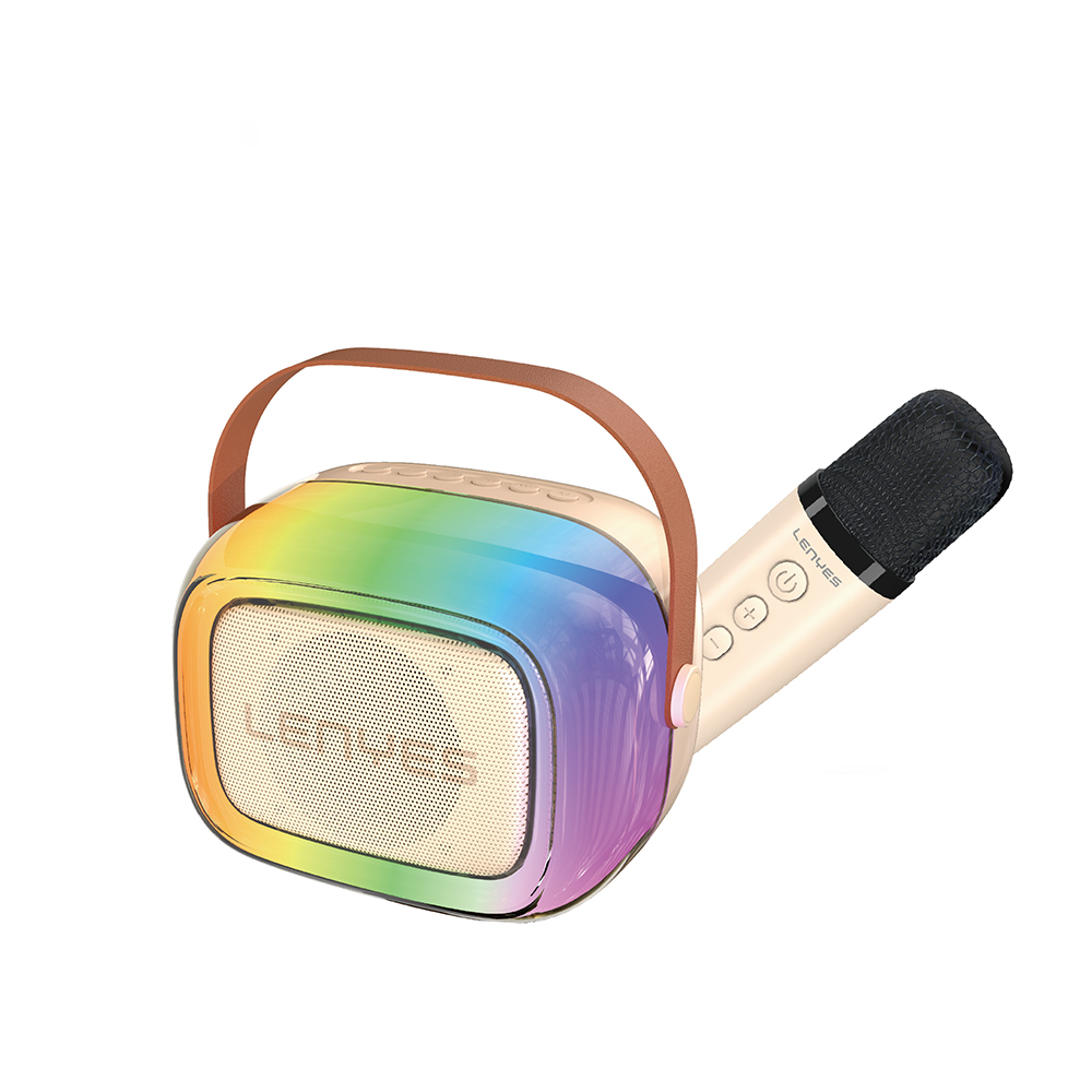 [RNZ-TA115726] Lenyes S228 RGB Işıklı Askılı Mikrofonlu Bluetooth Speaker Hoparlör v5.3