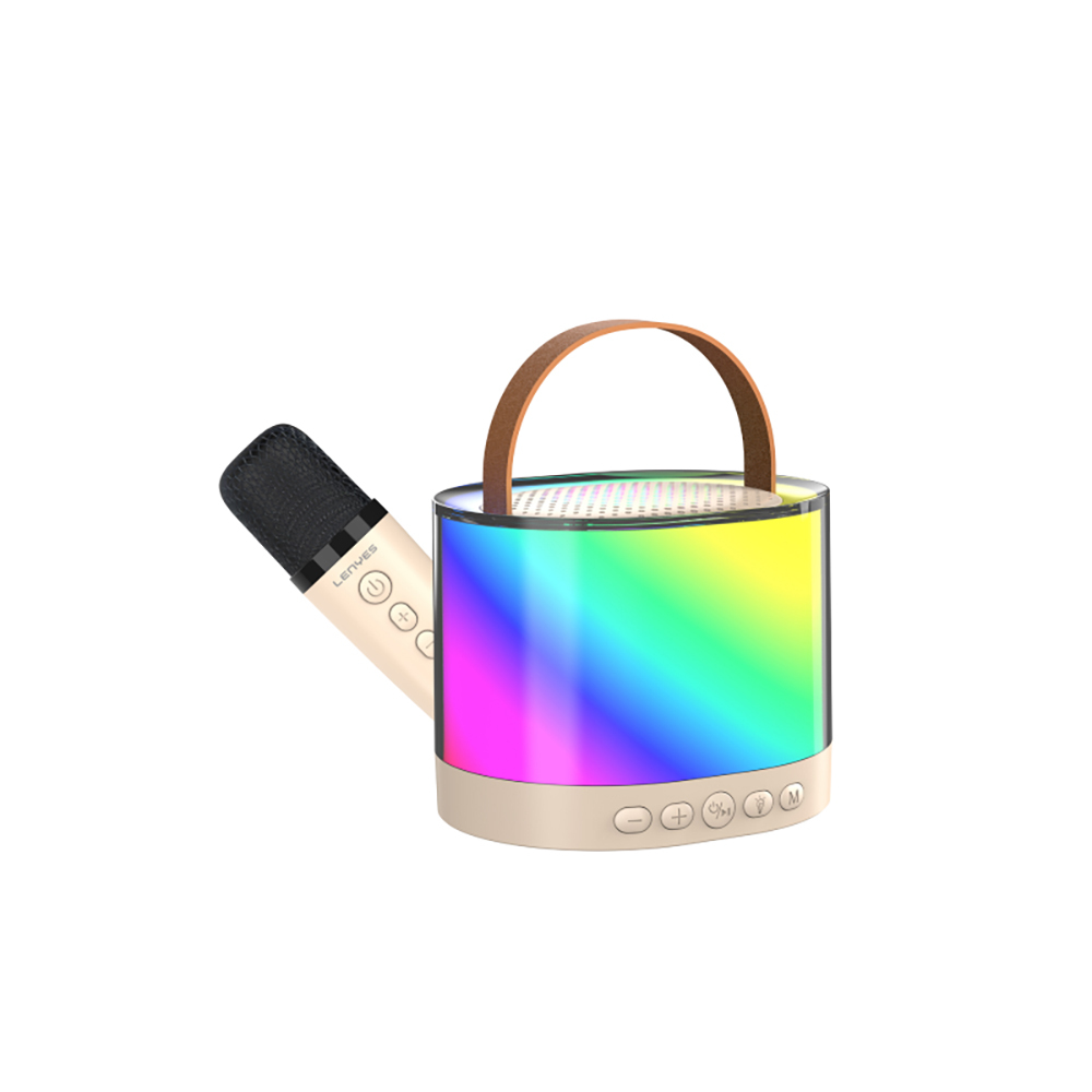 [RNZ-TA115727] Lenyes S229 RGB Işıklı Askılı Mikrofonlu Bluetooth Speaker Hoparlör v5.3