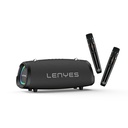 Lenyes S872 RGB Işıklı Taşınabilir Çift Mikrofonlu TWS Bluetooth Speaker Hoparlör v5.3