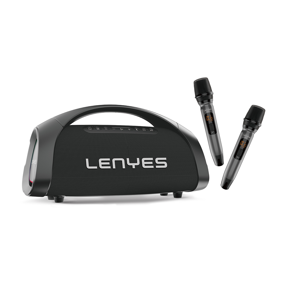[RNZ-TA115756] Lenyes S873 RGB Işıklı Taşınabilir Kumandalı&Mikrofonlu TWS Bluetooth Speaker Hoparlör v5.3