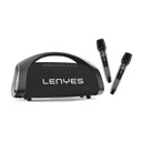 Lenyes S873 RGB Işıklı Taşınabilir Kumandalı&Mikrofonlu TWS Bluetooth Speaker Hoparlör v5.3