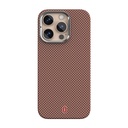 Apple iPhone 16 Pro Uyumlu Kılıf Wiwu DCC-208 M-safe Şarj Özellikli Kamera Standlı Aramid Fiber Tasarım Kevlar Kapak