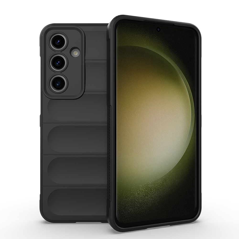 Samsung Galaxy S24 FE Uyumlu Kılıf Esnek TPU Oyuklu Arka Yüzey Tasarımlı Zore Etnik Silikon Kapak