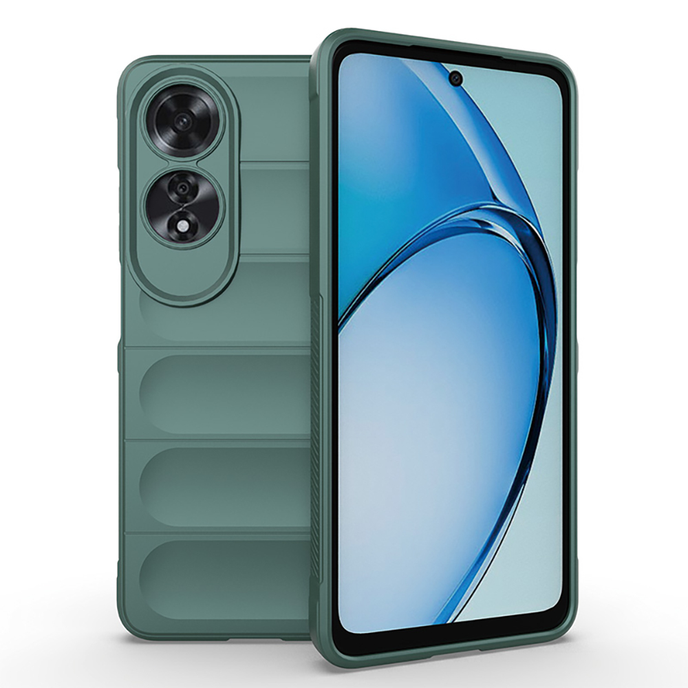 Oppo A60 Uyumlu Kılıf Esnek TPU Oyuklu Arka Yüzey Tasarımlı Zore Etnik Silikon Kapak