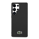 Samsung Galaxy S25 Ultra Uyumlu Kılıf Lacoste Orjinal Lisanslı PU Pike Desenli Arka Yüzey İkonik Timsah Dokuma Logolu Kapak