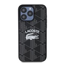 Apple iPhone 15 Pro Max Uyumlu Kılıf Lacoste Orjinal Lisanslı M-safe Şarj Özellikli Mono Vintage Logo Kapak
