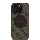 Apple iPhone 14 Pro Max Uyumlu Kılıf Guess Orjinal Lisanslı M-safe Şarj Özellikli Yazı Logolu Circle Classic Kapak