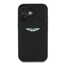Apple iPhone 16 Uyumlu Kılıf Aston Martin Orjinal Lisanslı Victory Dizayn PU Deri Metal Logolu Kapak
