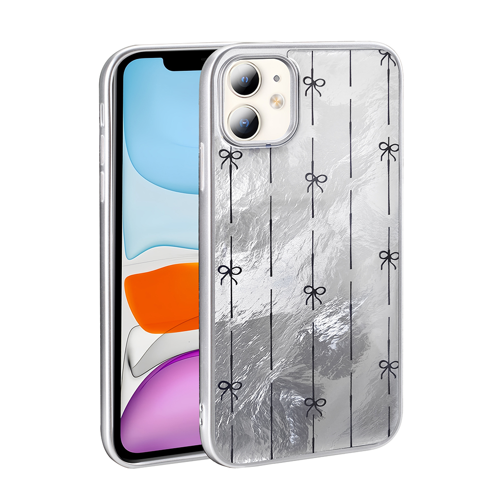 [RNZ-TA118697] Apple iPhone 11 Uyumlu Kılıf Desenli Zore Mep Kapak (Küçük Fiyonk)