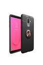 Samsung Galaxy J8 Uyumlu Kılıf Zore Ravel Silikon Kapak